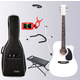 Classic Cantabile WS-10WH-CE Westerngitarre weiß mit Tonabnehmer Set mit Zubehör
