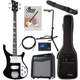 Rocktile Pro RB-400B Blackbird E-Bass Black Super Set