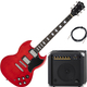 Rocktile Pro S-Red E-Gitarre Heritage Cherry AK20G Set