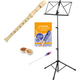 Aulos 302BS Flauta Dulce Soprano en C Elite Set Alemán