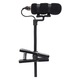 Pronomic MCM-100SB Instrumentalmicrofoon Set voor Blaasinstrumenten, Cajon e.d.