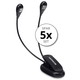 Set de 5 luces LED para atril Showlite Bright Light 2