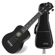 Classic Cantabile US-100 BK Ukulele Soprano Negro Set Incl. Funda