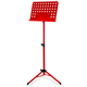 Classic Cantabile Leggio Orchestrale In Lamiera Forata Heavy Rosso