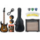 Ibanez GRX70QA-SB Sunburst Starter Set