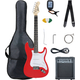 McGrey Rockit Guitare Électrique ST Set Complet Fiesta Red