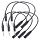 Pronomic Stage JXM-0.5 Stereo Jack/XLR 0,5m 5xSet