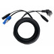 Pronomic Stage EUPPX-5 Hybridkabel Euro/Powerplug/XLR