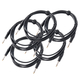 Pronomic Stage INST-3 Cavo Strumento Jack 3m nero Set da 5