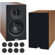 ELAC Debut B5.3 Enceintes Bibliothèque Noyer Paire Set Oehlbach