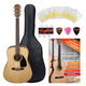 Fender CD-60 Dreadnought V3 DS Natural Starter Set