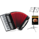 Classic Cantabile Acordeón 96 Bajos "Secondo V" Negro Set