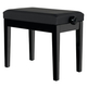 Classic Cantabile Banc De Piano Modèle P Noir Brillant