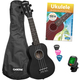 Cascha 3969 Soprano Ukulele Bundle Black