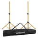 Pronomic SPS-1S GD Boxenstativ Stahl Gold 2x Set mit Tasche