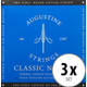 Augustine Gitarrensaiten Satz High Tension blau 3x Set