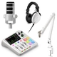 Rode Rodecaster Duo Bianco Bundle Podcast/Streamer