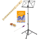 Aulos 303B Flauta Dulce Soprano en C Elite Barroca Set