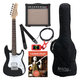 Rocktile Sphere Junior Guitarra Eléctrica 3/4 Negra Set de Inicio