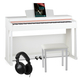McGrey DP-19 WM E-Piano Weiß matt Set