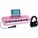McGrey BK-4910PK Set Keyboard Débutant Rose, Casque Inclus