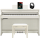 Yamaha CLP-835 WB Digitalpiano Betulla Bianca Set