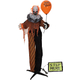 Europalms Halloween Clown Figur mit Luftballon Fußschalter Set
