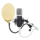 Pronomic CM-22 Microfono a Condensatore a Grande Membrana SET incl. Parabrezza oro