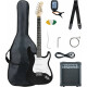 McGrey Rockit E-Gitarre ST-Komplettset Black