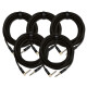 Pronomic Trendline INST-6S Instrumentenkabel 6m schwarz 5x Set