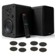 Vulkkano A4 ARC Altavoces Activos negros Set Oehlbach