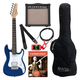 Rocktile Sphere Junior Guitarra Eléctrica 3/4 Azul Starter Set