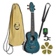 Ortega K2SS-BKC Keiki Superscale Ukulele Pack Blue Kaleidoscope