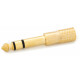 Pronomic AD-JFSJS Adapter 3,5mm Stereo-jack female / 6,3mm Stereo-jack male Goud