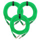 Pronomic Trendline INST-6NG Instrumentenkabel 6m grün 3x Set