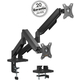 my wall HEG10L Support Moniteur Pour 2 Écrans 17" - 32"