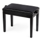 Jahn Beethoven-Bank Negro Alto Brillo