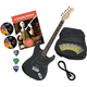 Rocktile Pro ST60-BK Guitarra Eléctrica All Black Set con Accesorios