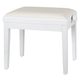 Classic Cantabile Banc De Piano Modèle A Blanc Laqué