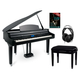 Classic Cantabile GP-A 810 Pianoforte Digitale Nero Lucido Set
