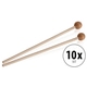 Classic Cantabile MG2218W Baquetas Para Glockenspiel 10 Pares