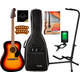 Fender California Standard Redondo Spruce Top 3-Color Sunburst Starter Set