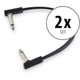 RockBoard Flat Patch Cable 20 cm Set de 2