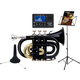 Classic Cantabile TT-400 Bb-Pockettrompet Zwart Starterset