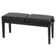 Classic Cantabile Banc De Piano Double Noir Mat