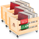 Stagecaptain SPKB-100 NT Caja para Discos "Emil" de Bambú Natural 3x Set