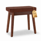 Classic Cantabile Banquette De Piano Design Velours Noyer