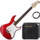 Yamaha Pacifica 012 RM Red E-Guitarra Eléctrica Set AK20G