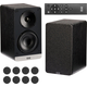 ELAC Debut ConneX B41 Enceinte Active Black Ash Set Oehlbach