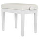 Classic Cantabile Banc De Piano Modèle P Blanc Mat